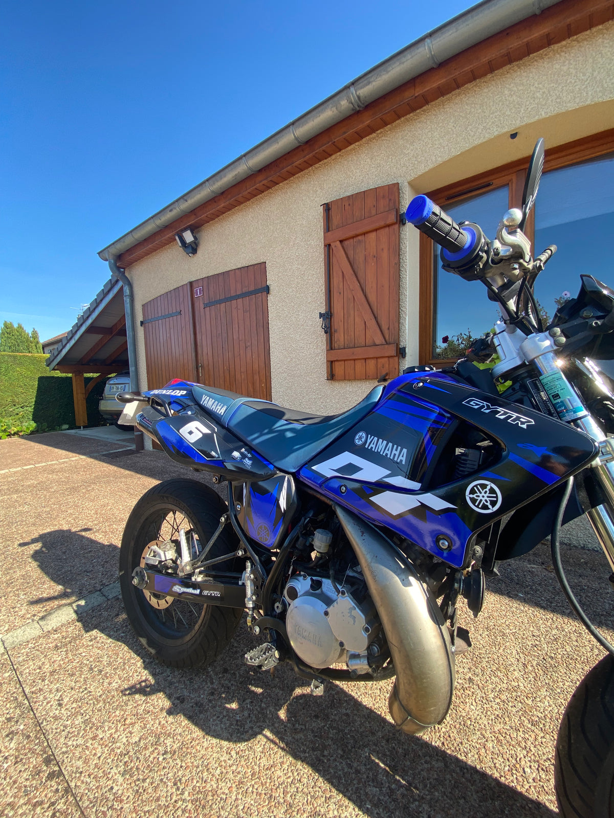 Kit Déco Yamaha DTR DTX 125 2004-2007 - BLEU
