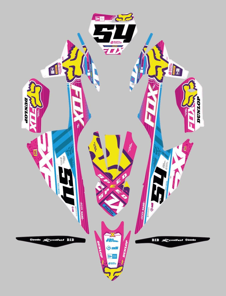 Kit déco "Color: Pinky" KTM EXC EXC-F  me