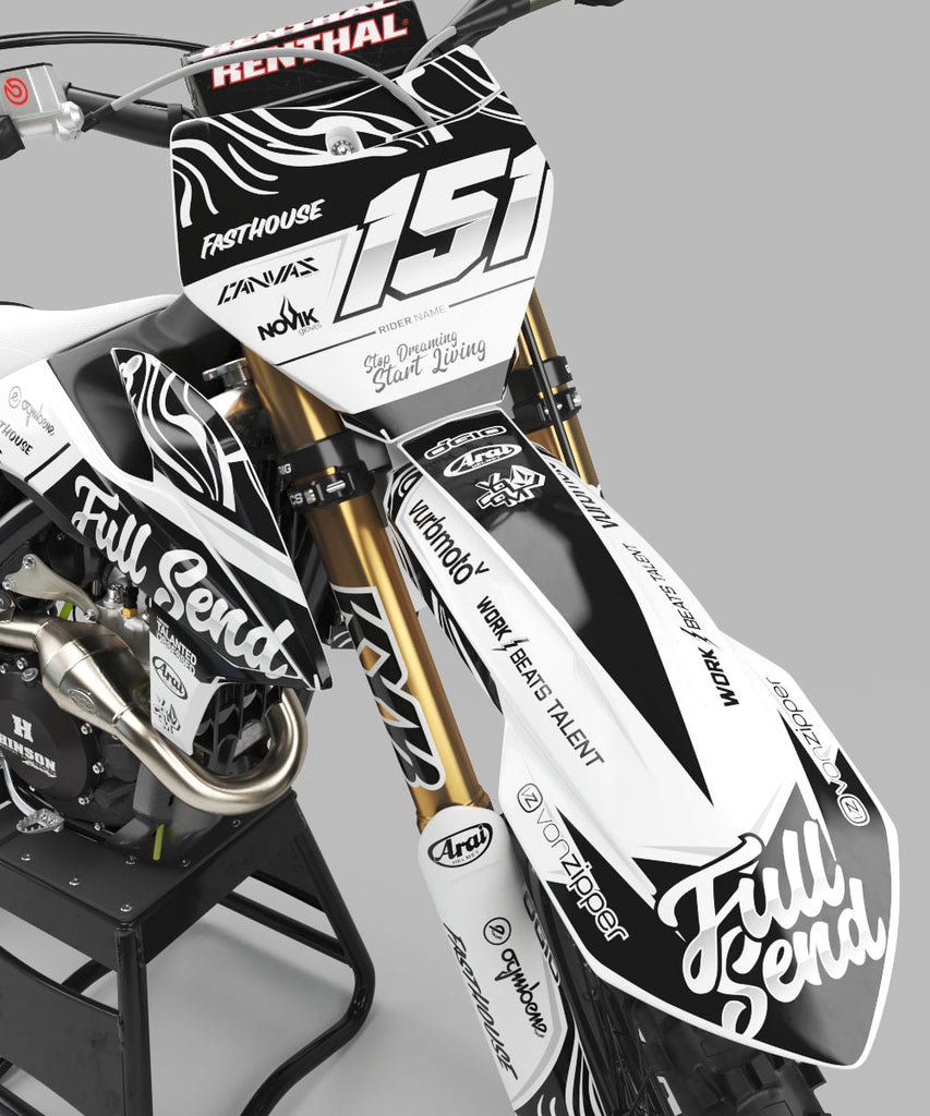Kit déco "Curve: Zebra" KTM EXC EXC-F  me