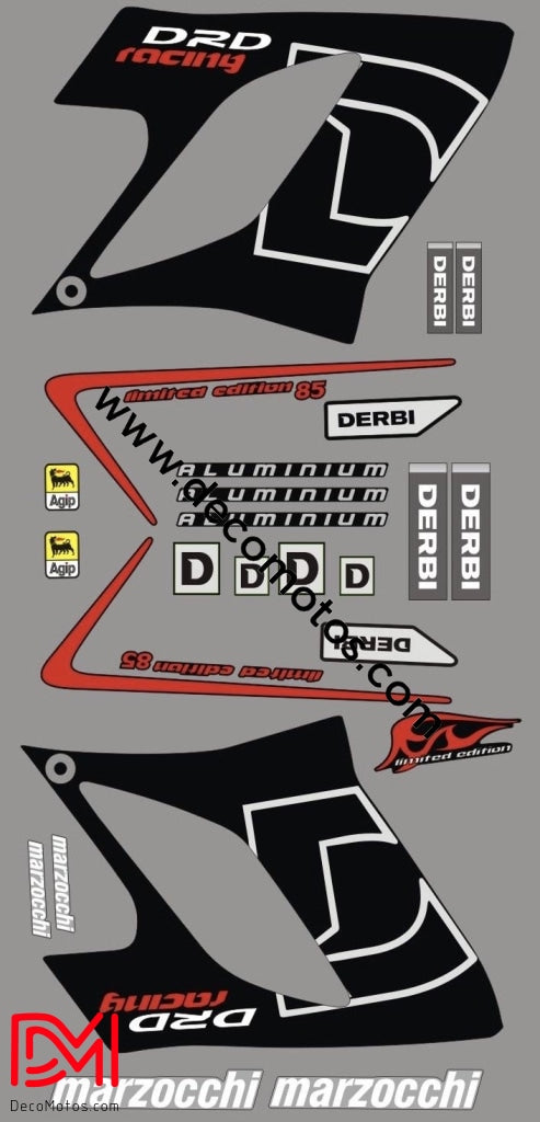 Kit Déco Derbi Drd Racing 2004-2009 Limited Edition #3