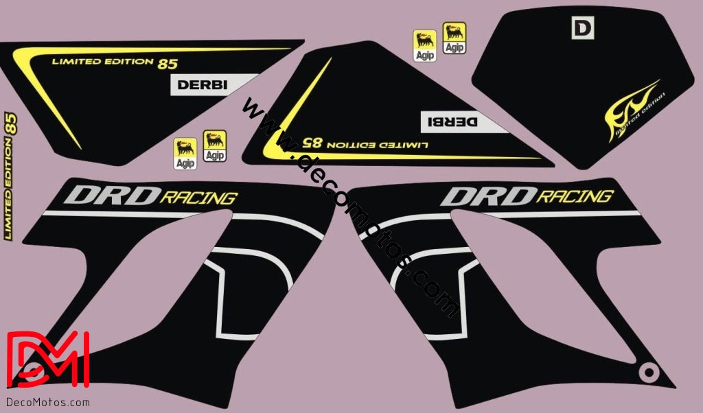 Kit Déco Derbi Drd Racing 2004-2009 Limited Edition