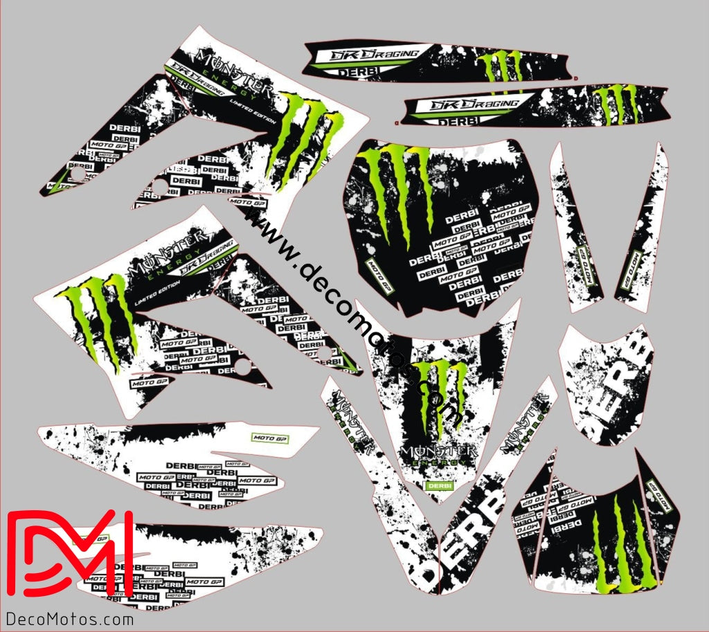 Kit Deco Derbi Xtreme / Racing Apres 2011 Monster