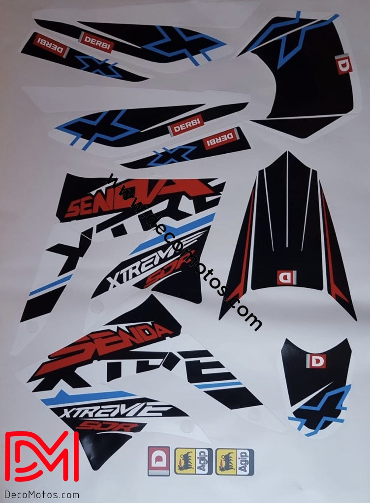 Kit Deco Derbi Xtreme / Racing Apres 2011 Origine #2