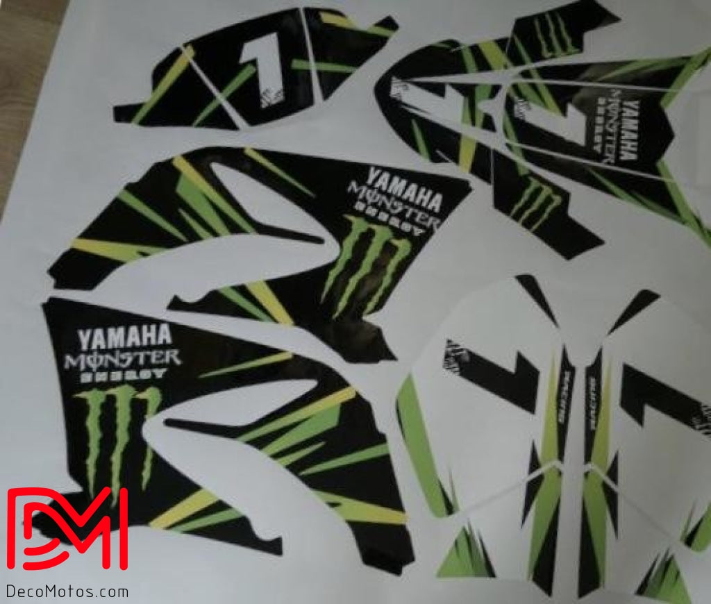 Kit Deco Yamaha Dt 50 Depuis 2003 Monster Green