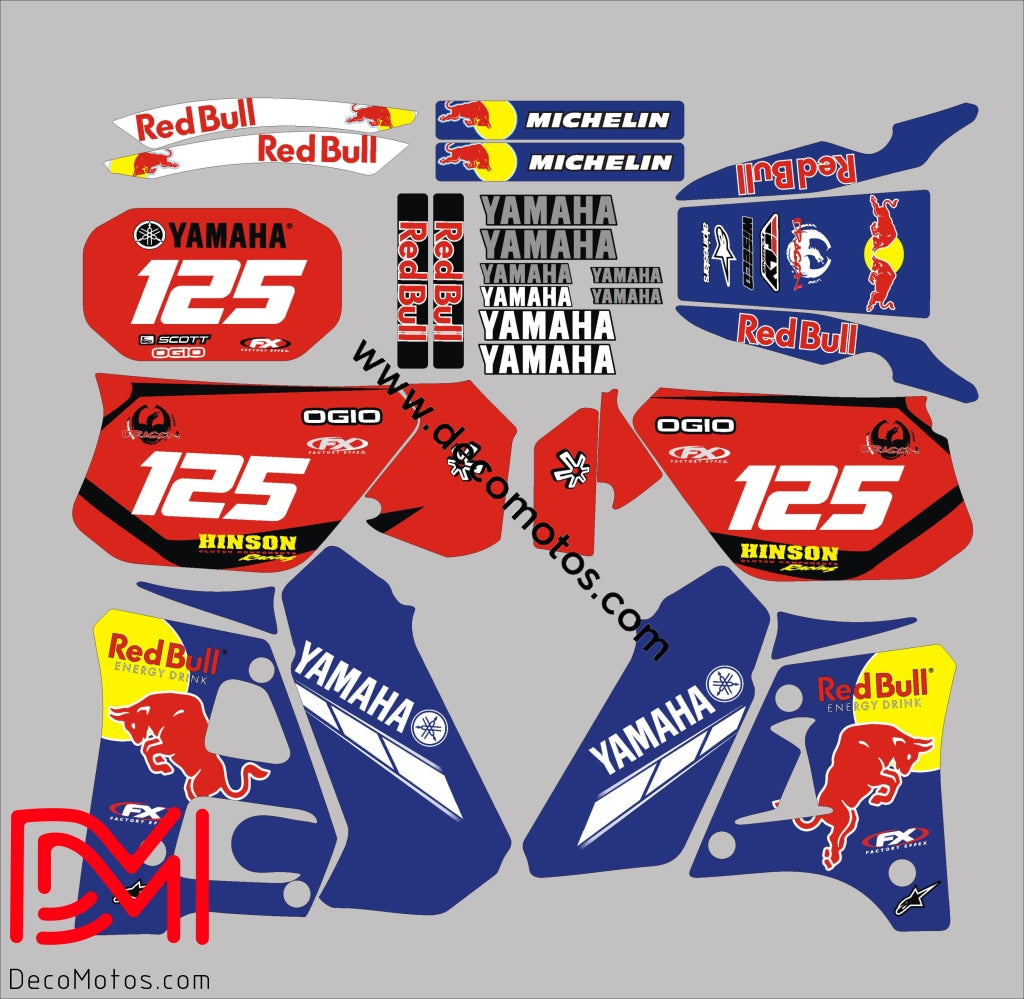 Kit Deco Yamaha Dtr 125 1992-2003 Rb