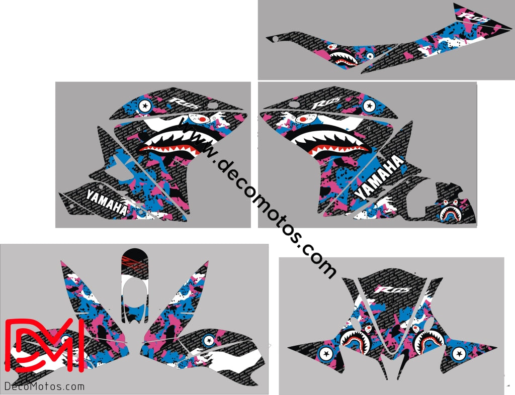 Kit Deco Yamaha R125 Shark