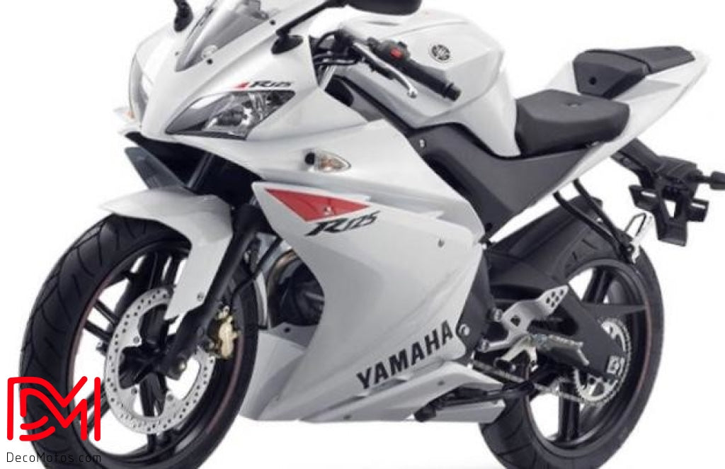Ersatz Silber/Schwarz/Weiß Aufkleber Kit für Yamaha YZF-R 125 08