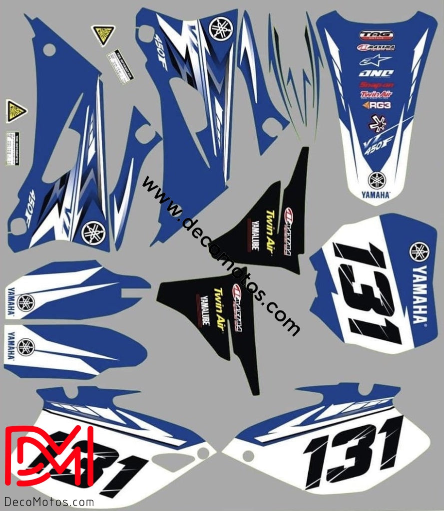 Kit Déco Yamaha Wrf 250-450 2007-2011 Origine