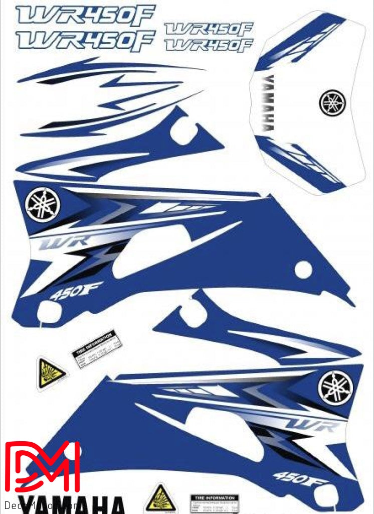 Kit Déco Yamaha Wrf 450 2007-2011 Origine 2
