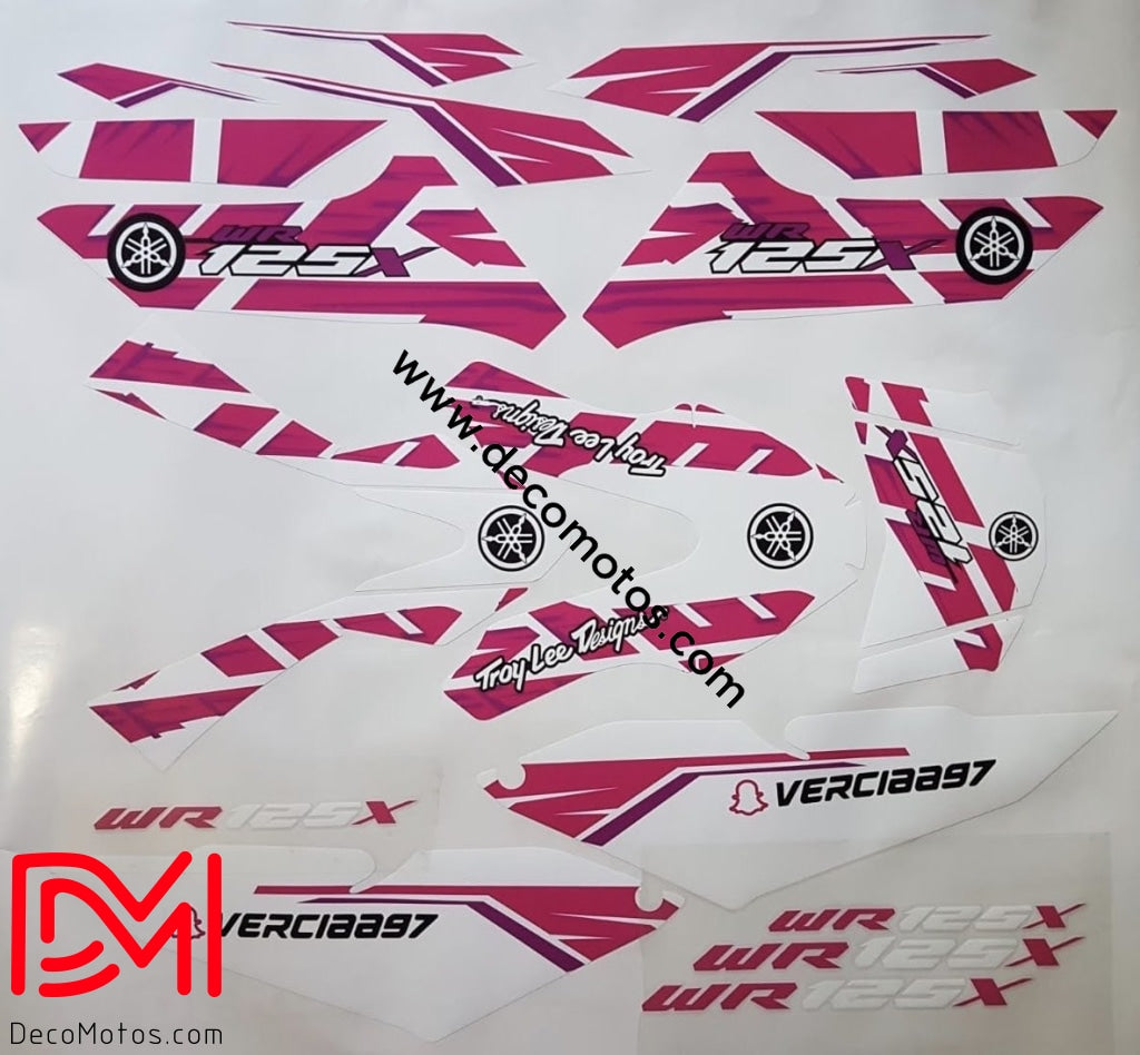 Kit Déco Yamaha Wrx 125 Pink