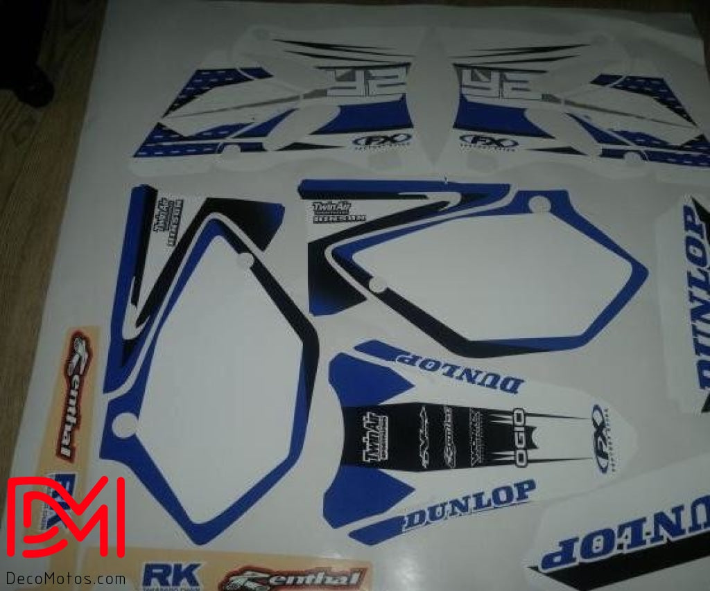 Kit Déco Yamaha Yz 125-250 2002-2012 Blue