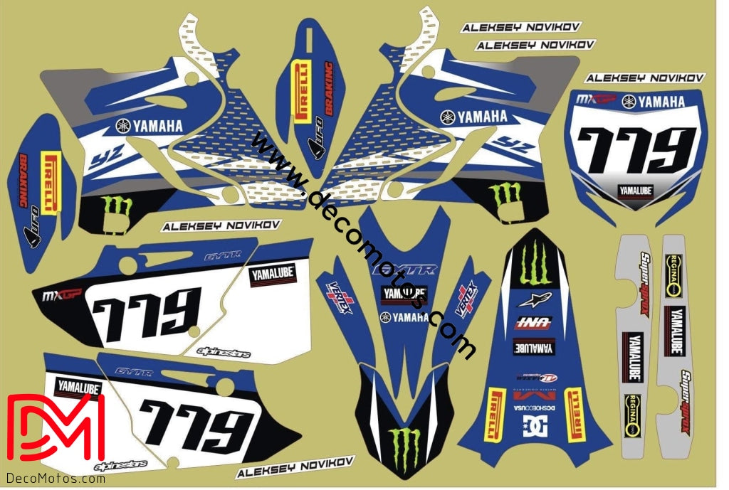 Kit Déco Yamaha Yz 125-250 2015-2016 Monster