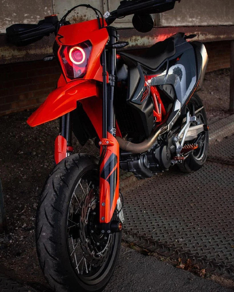 Plaque phare type KTM EXC 2014 noire – Pièce moto 50cc, 125cc