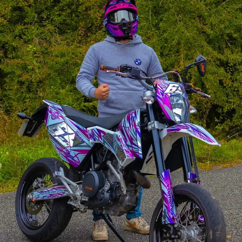 Dekor-Kit, Chrome-Material + glänzende Veredelung
